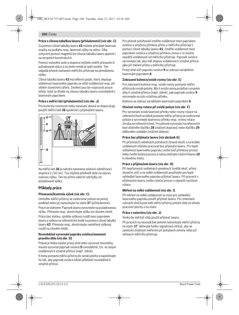 Bosch GRL 300 HV Professional User Manual | Page 160 / 309