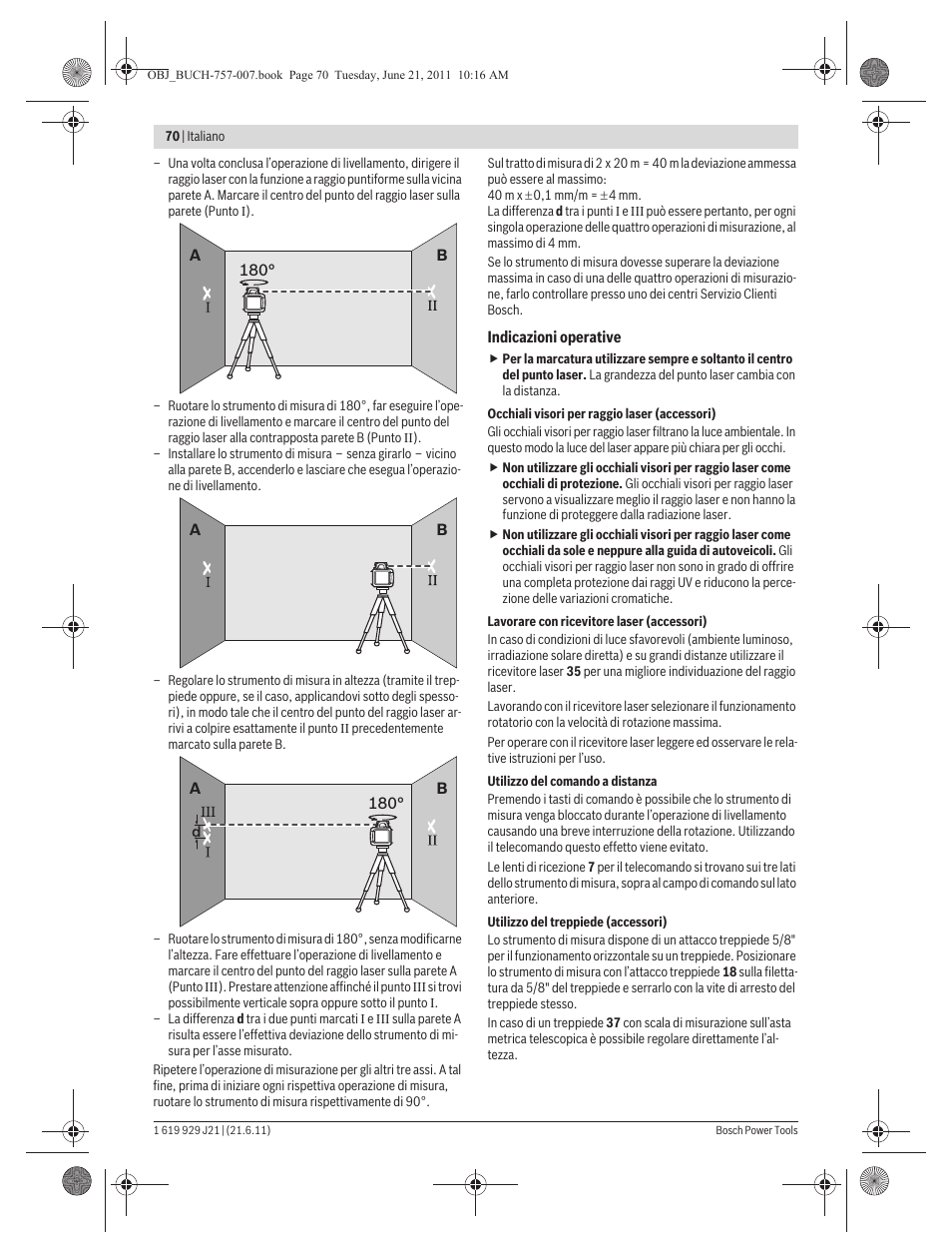 Bosch GRL 300 HV Professional User Manual | Page 70 / 309