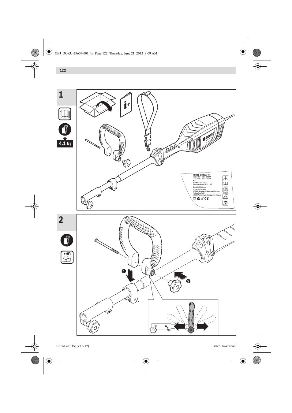Bosch AMW 10 User Manual | Page 122 / 124