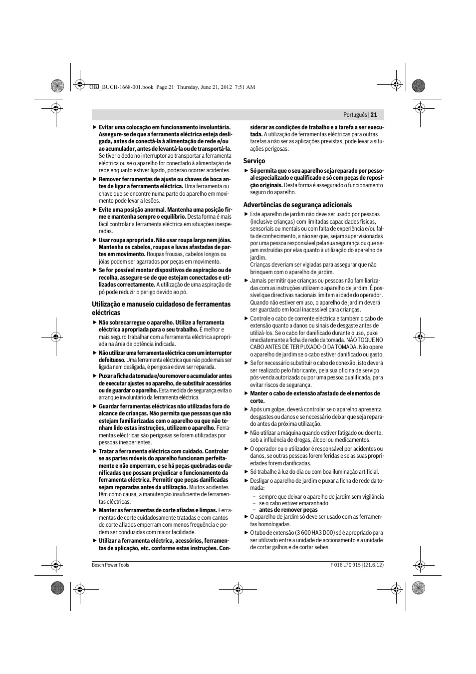 Bosch AMW 10 User Manual | Page 21 / 124