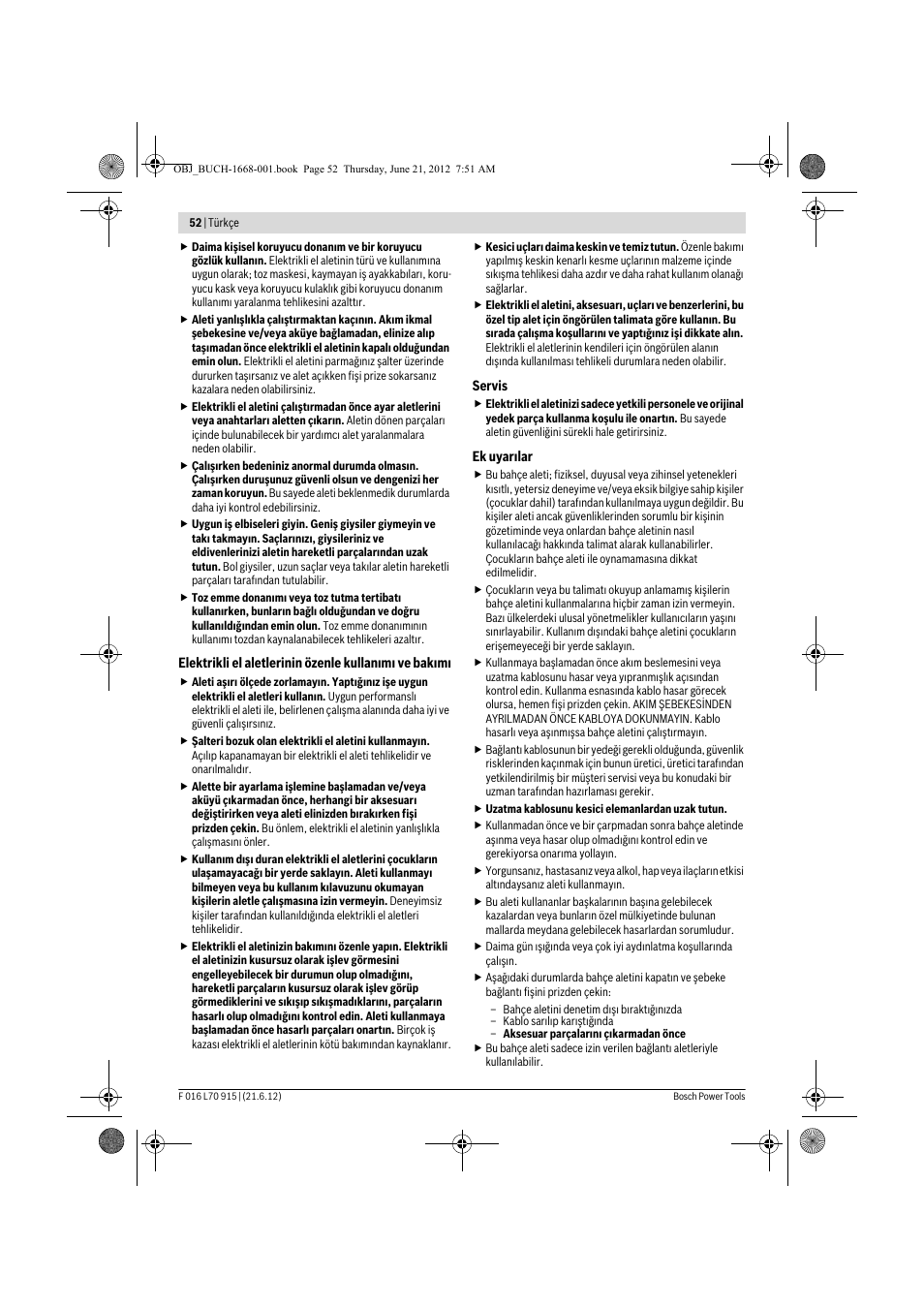 Bosch AMW 10 User Manual | Page 52 / 124