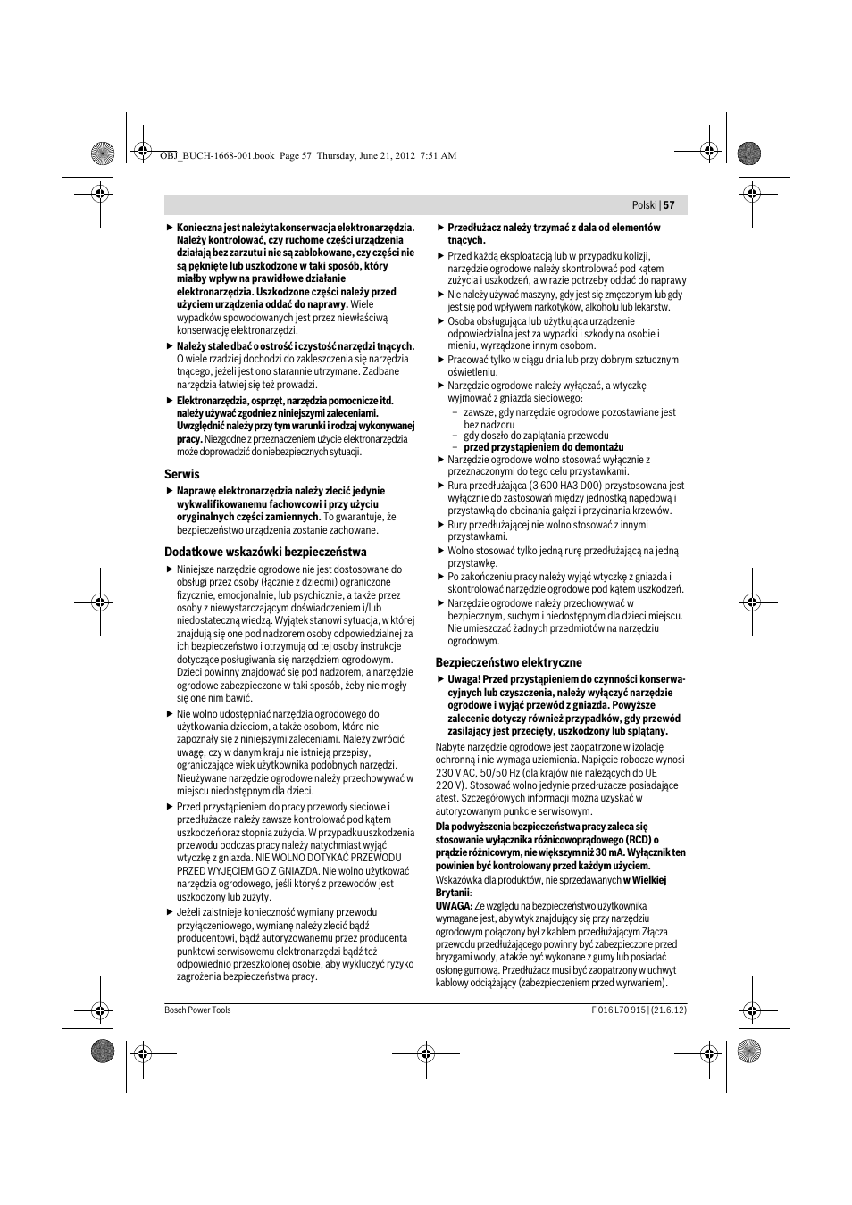 Bosch AMW 10 User Manual | Page 57 / 124