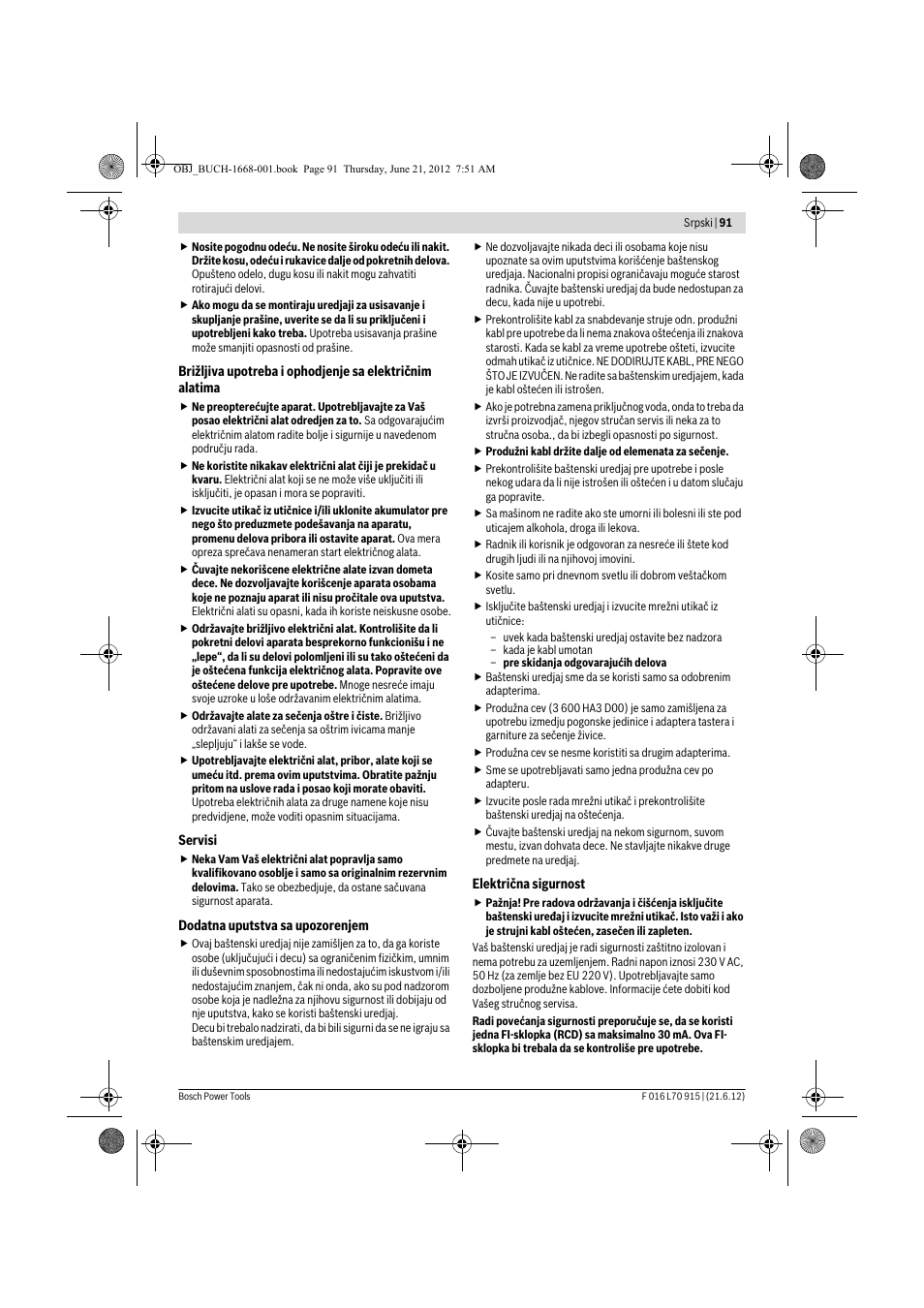 Bosch AMW 10 User Manual | Page 91 / 124