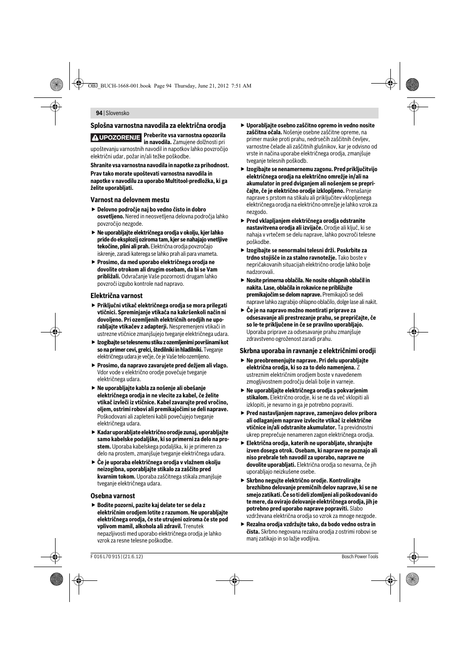 Bosch AMW 10 User Manual | Page 94 / 124