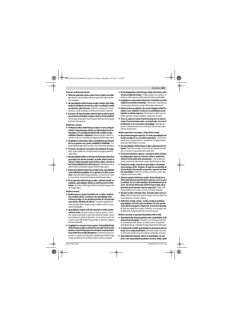 Bosch GBH 36 V-LI Professional User Manual | Page 183 / 238