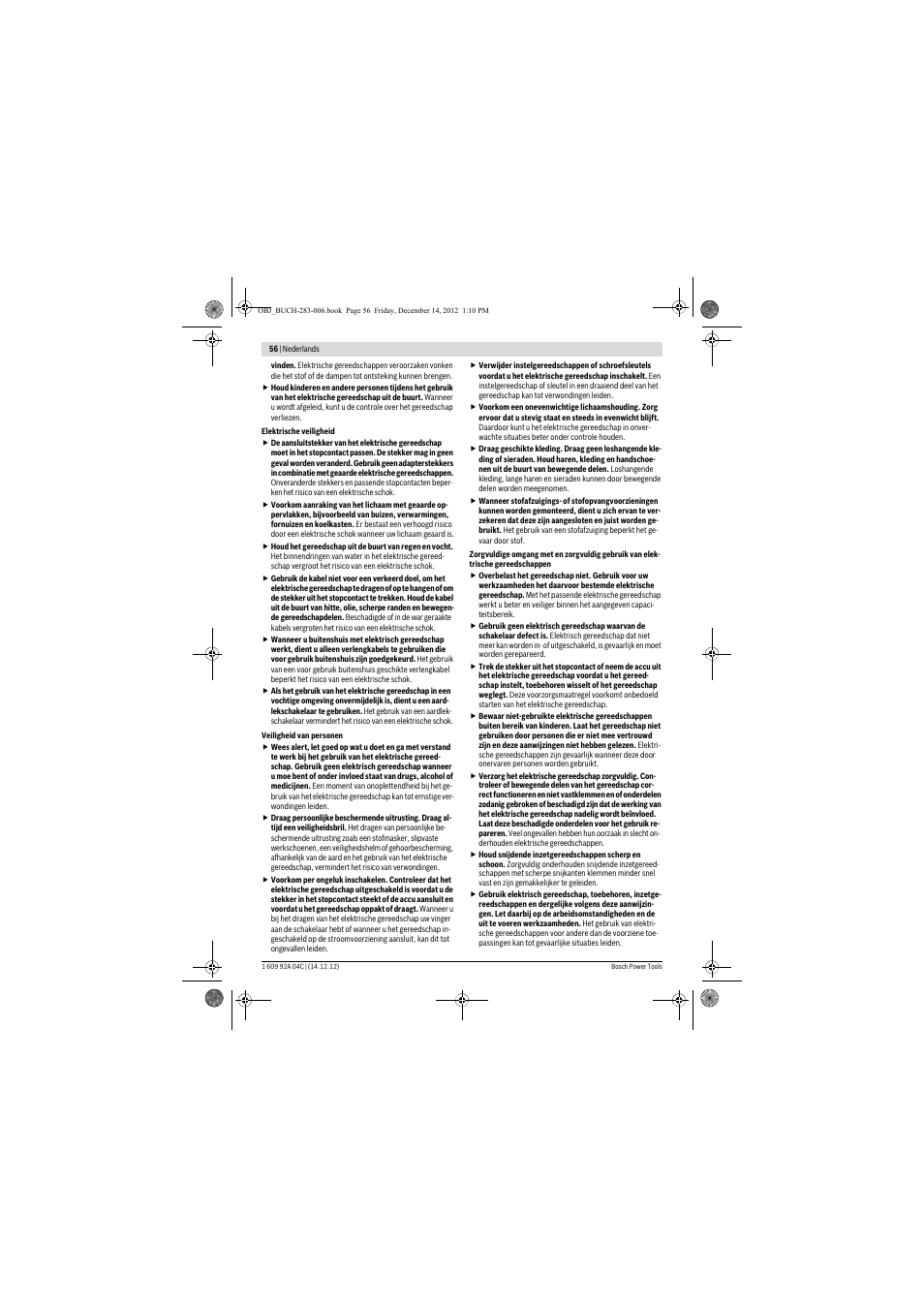 Bosch GBH 36 V-LI Professional User Manual | Page 56 / 238