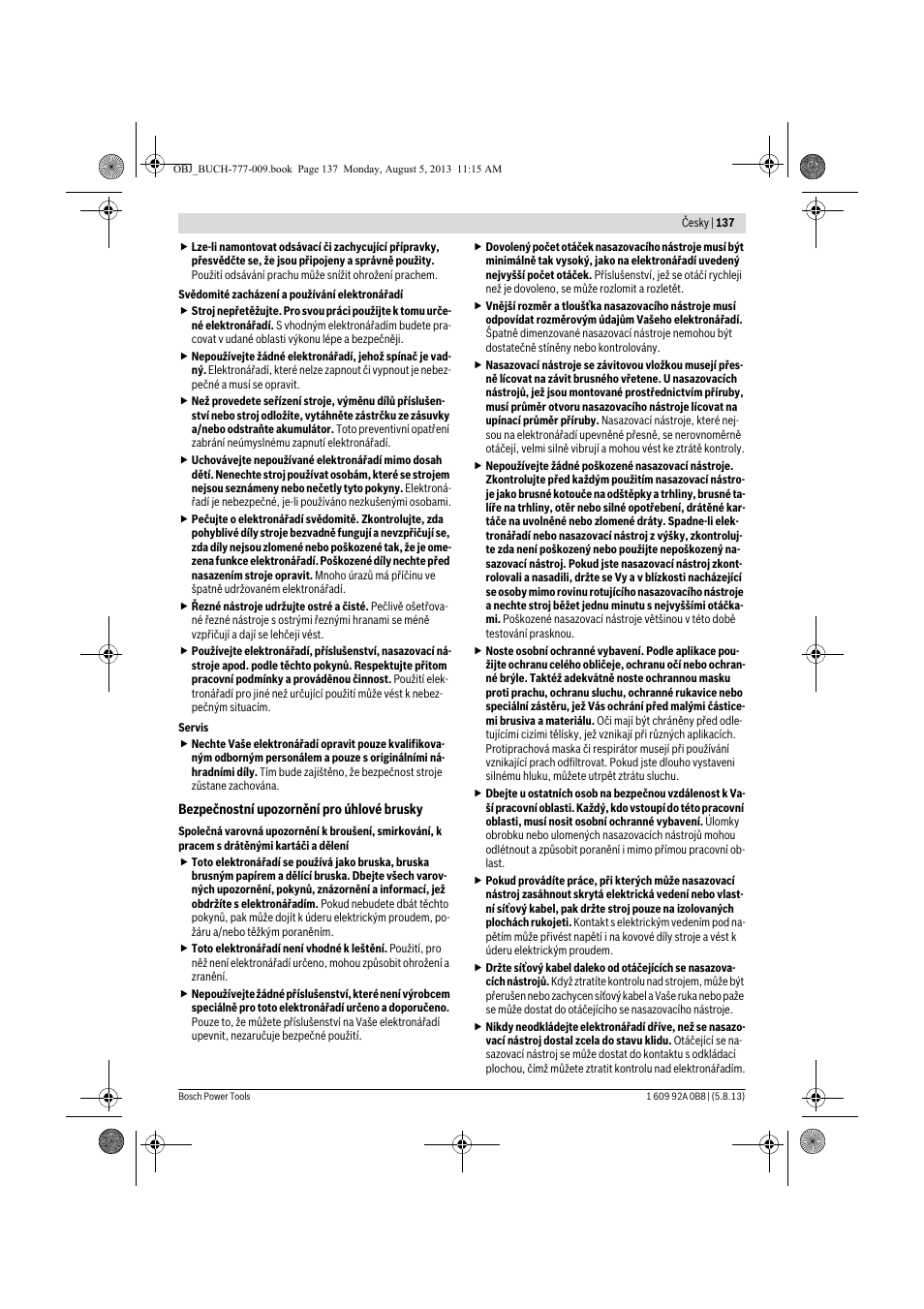 Bosch GWS 24-180 H Professional User Manual | Page 136 / 296