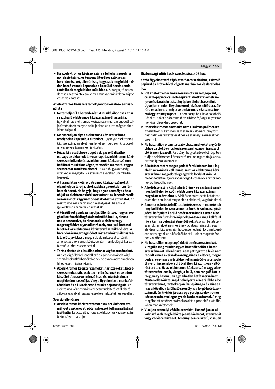 Bosch GWS 24-180 H Professional User Manual | Page 154 / 296