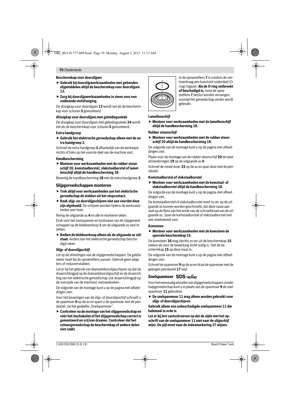 Bosch GWS 24-180 H Professional User Manual | Page 69 / 296