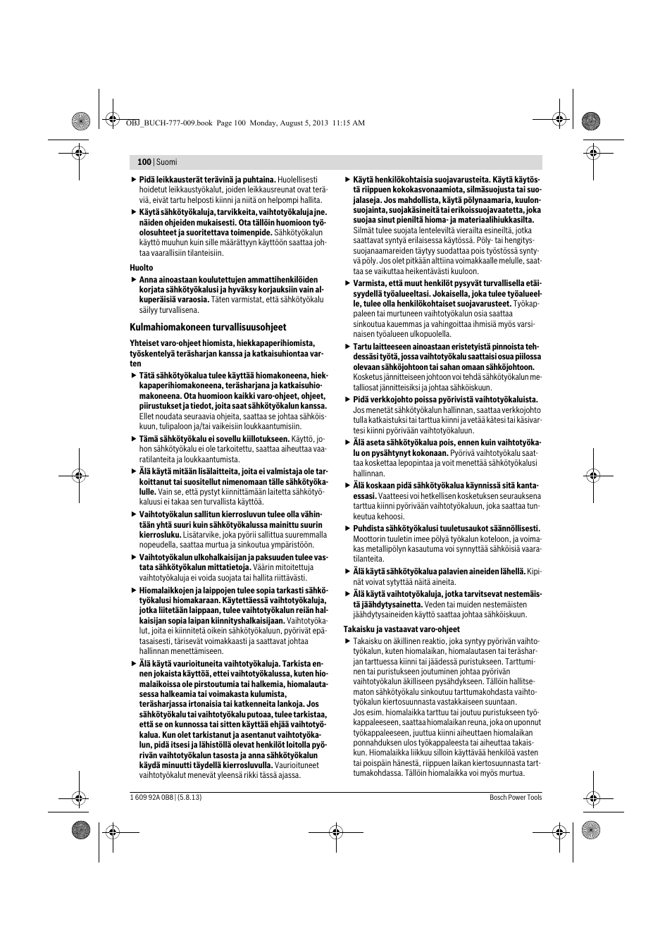 Bosch GWS 24-180 H Professional User Manual | Page 99 / 296