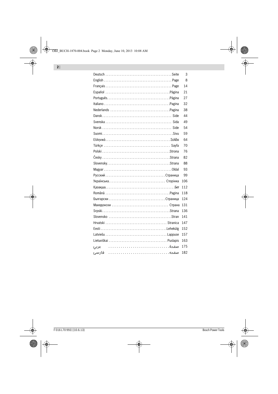 Bosch AQT 33-10 User Manual | Page 2 / 190