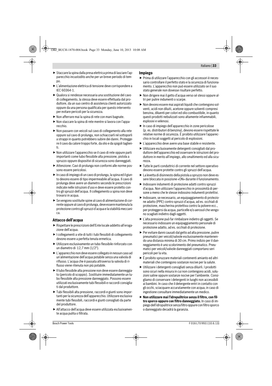Bosch AQT 33-10 User Manual | Page 33 / 190