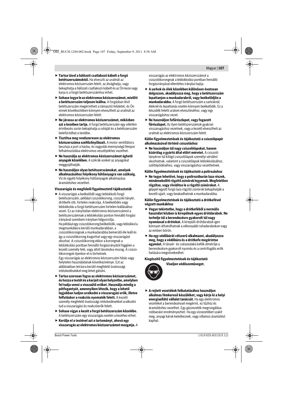 Bosch GPO 14 CE Professional User Manual | Page 106 / 186