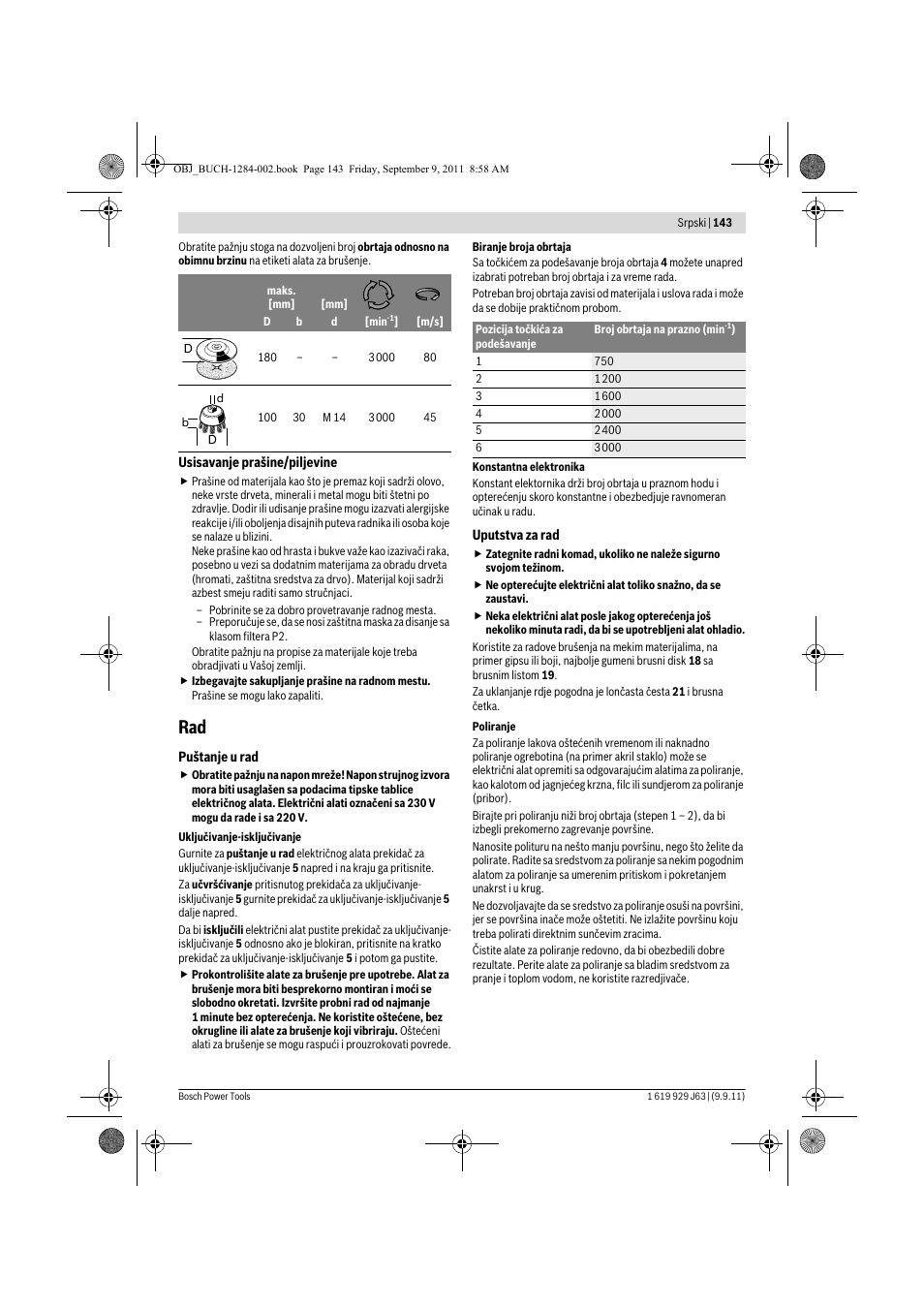 Bosch GPO 14 CE Professional User Manual | Page 142 / 186