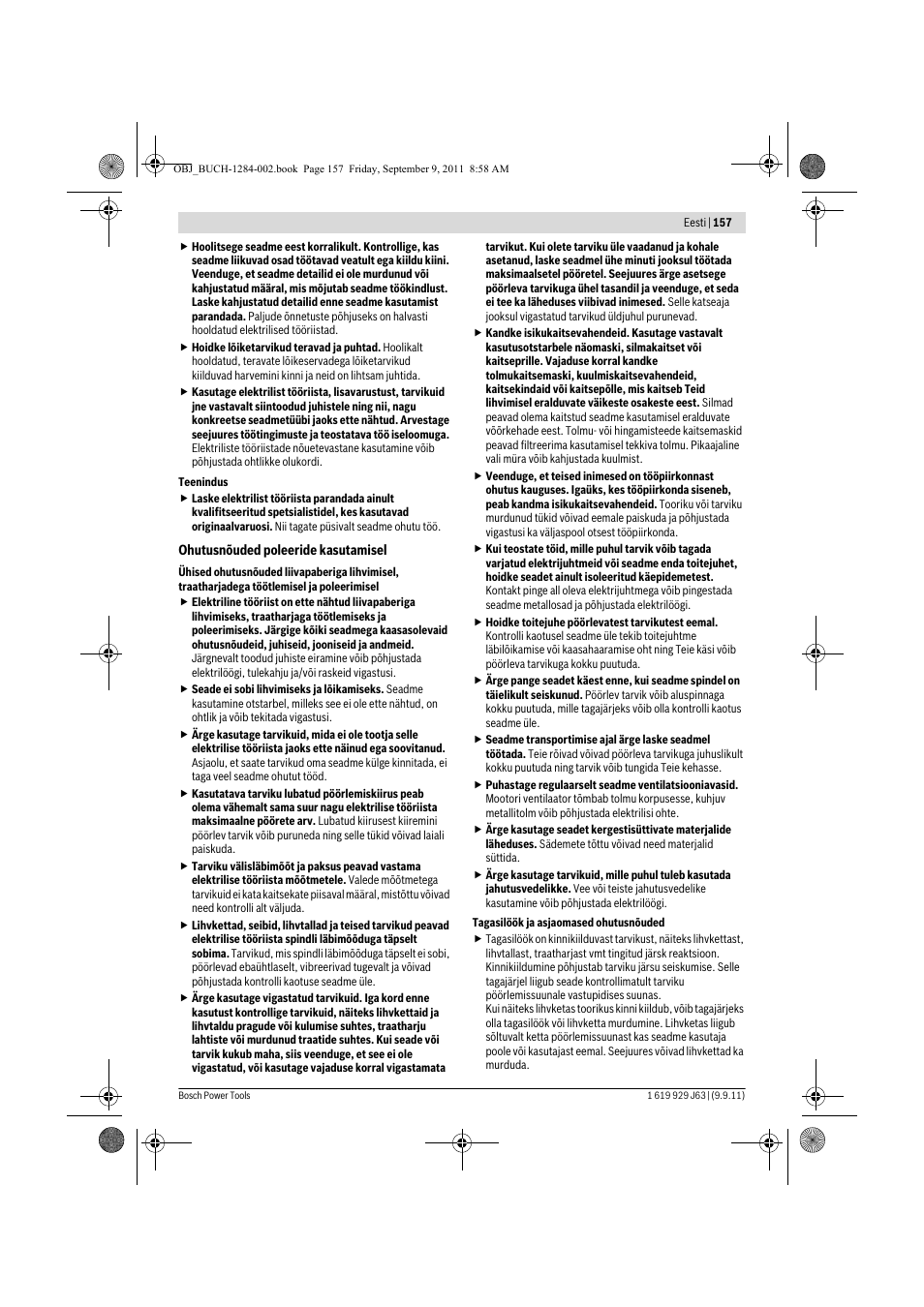 Bosch GPO 14 CE Professional User Manual | Page 156 / 186