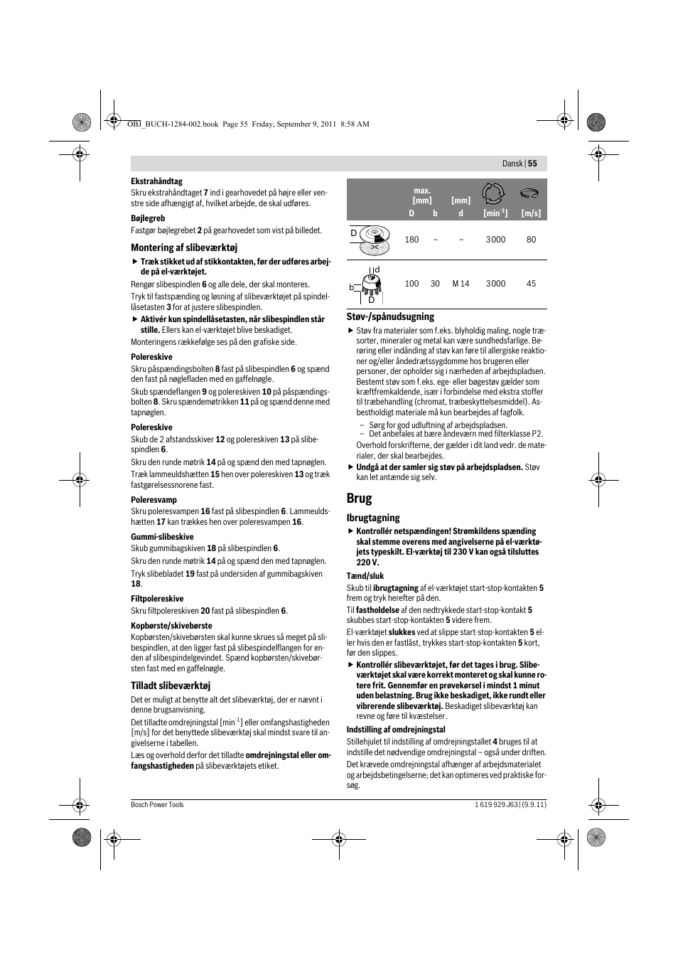 Brug | Bosch GPO 14 CE Professional User Manual | Page 54 / 186
