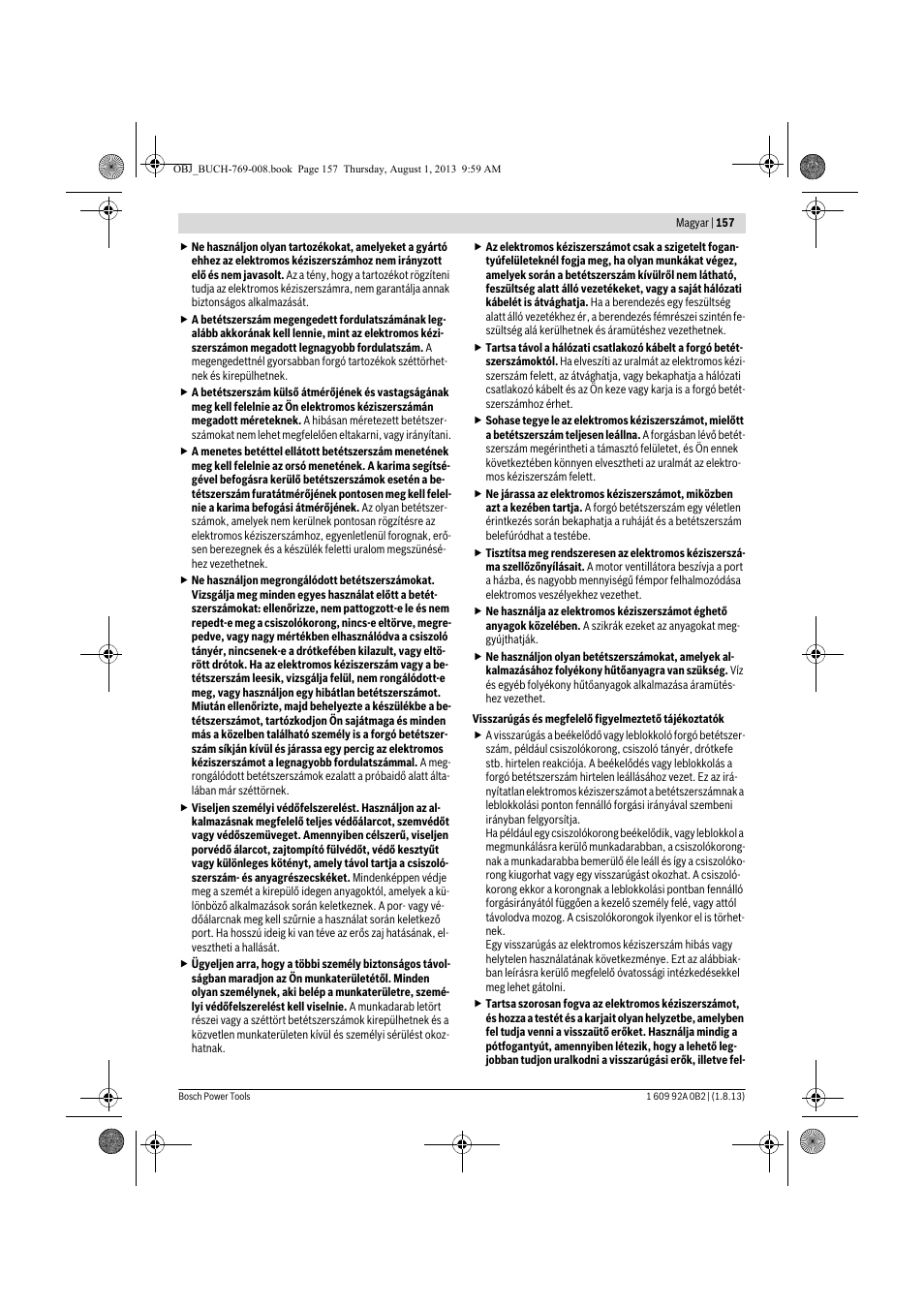 Bosch GWS 24-230 JVX Professional User Manual | Page 156 / 299