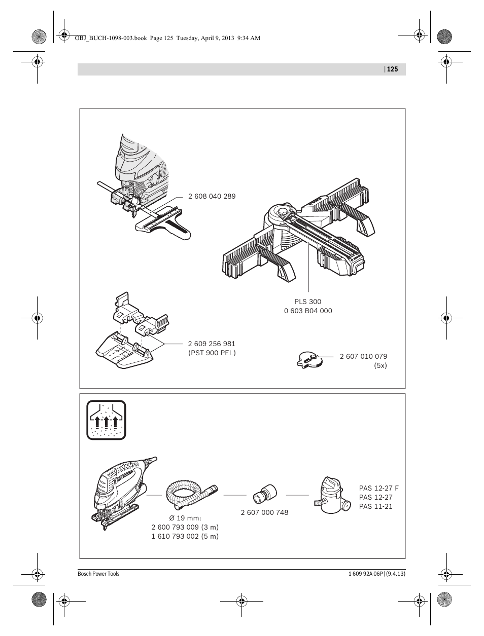 Bosch PST 900 PEL User Manual | Page 125 / 125