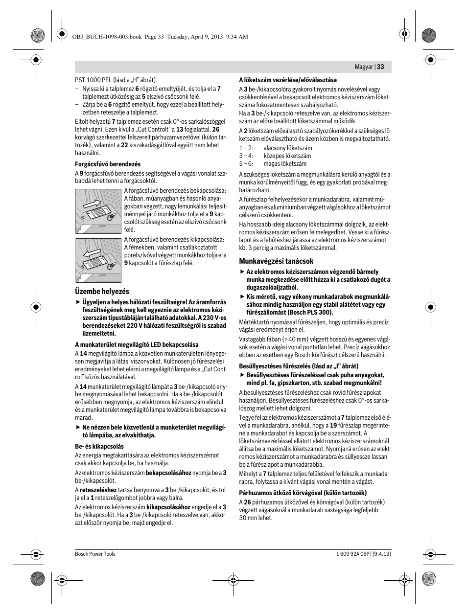 Bosch PST 900 PEL User Manual | Page 33 / 125