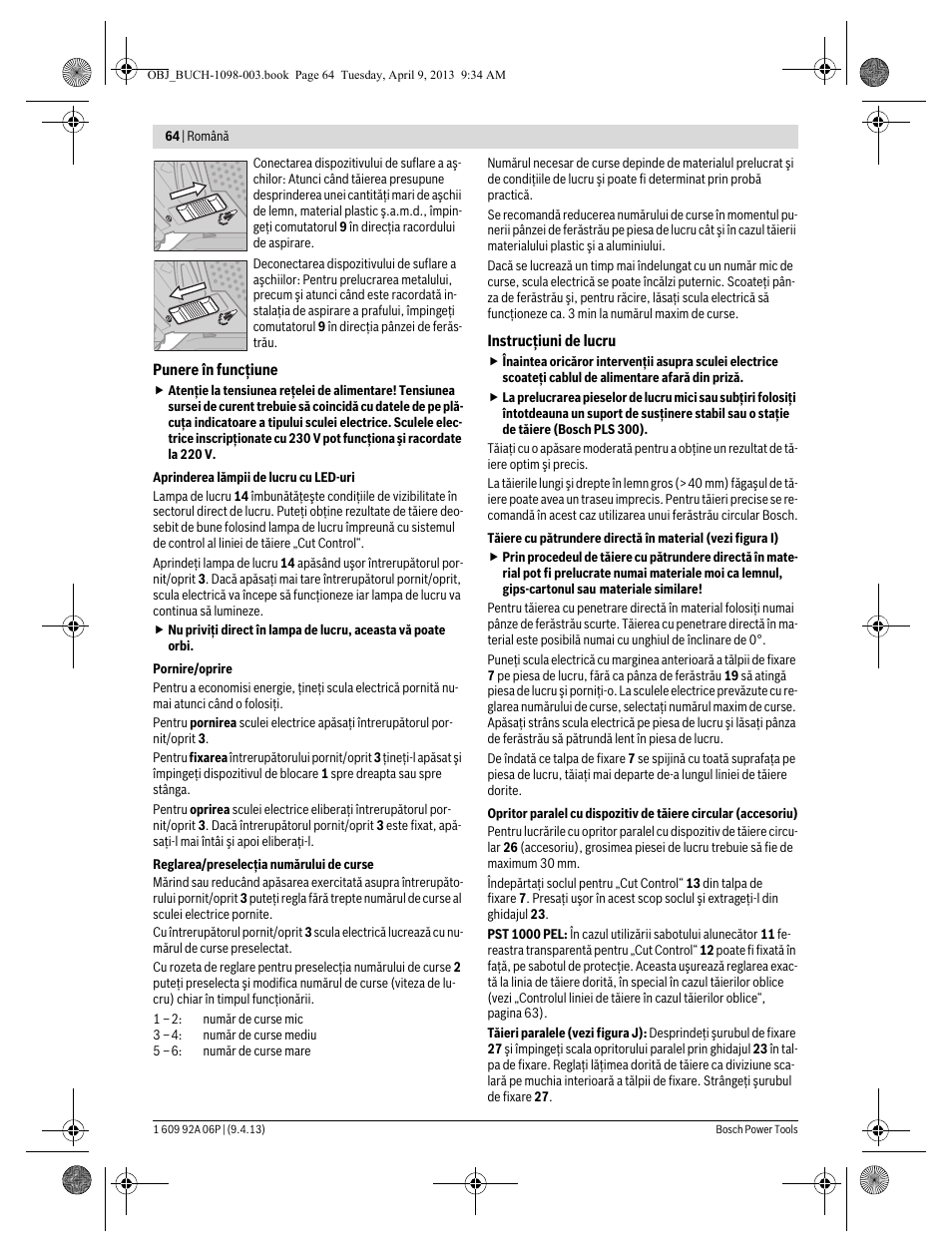 Bosch PST 900 PEL User Manual | Page 64 / 125