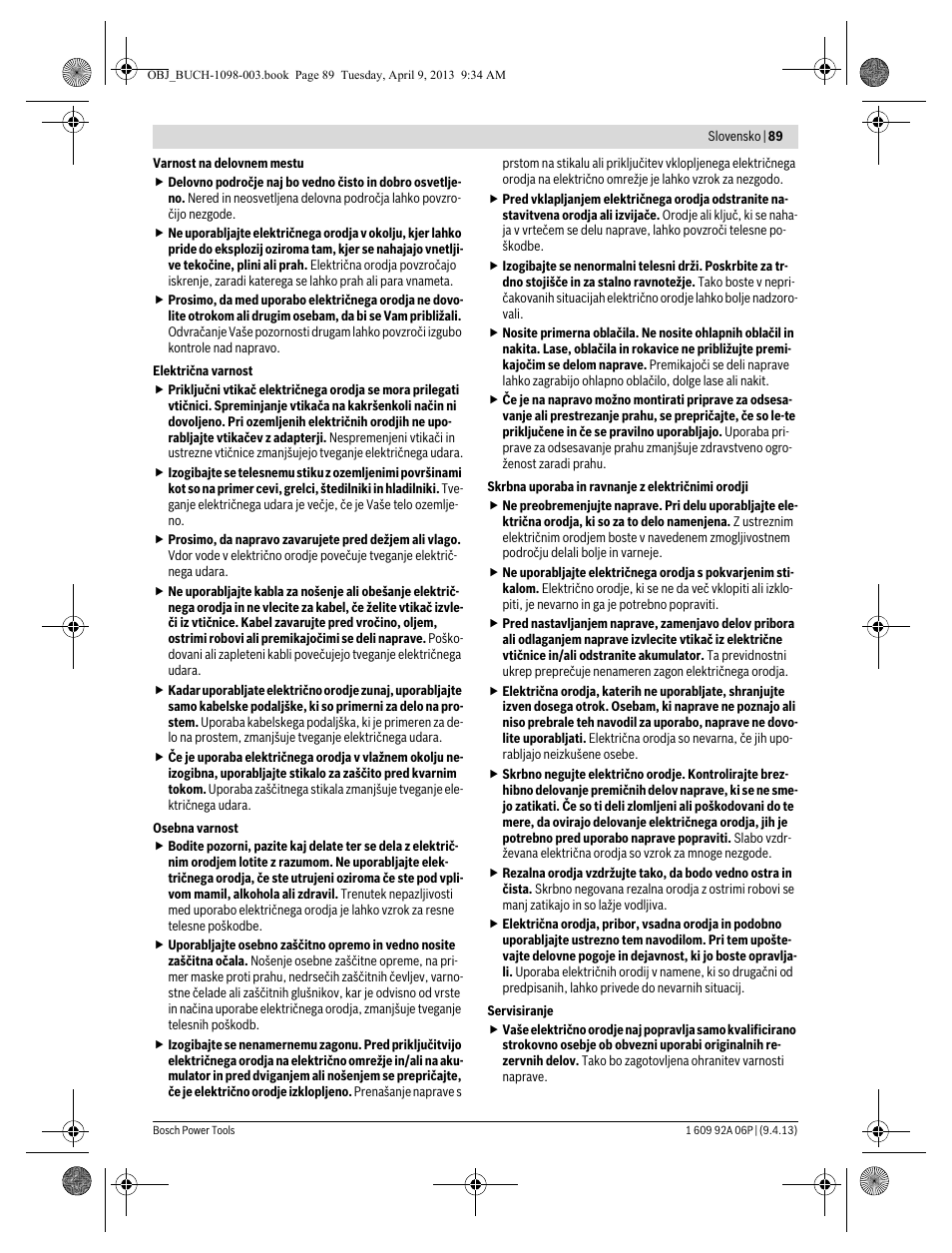Bosch PST 900 PEL User Manual | Page 89 / 125