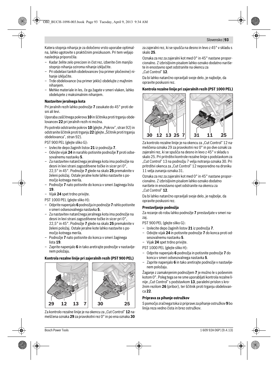 Bosch PST 900 PEL User Manual | Page 93 / 125