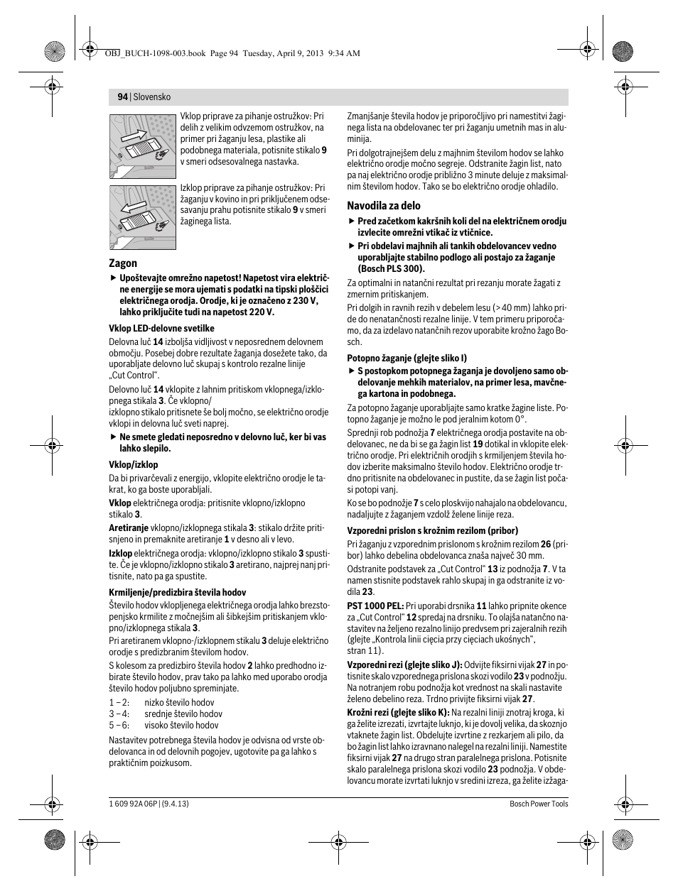 Bosch PST 900 PEL User Manual | Page 94 / 125