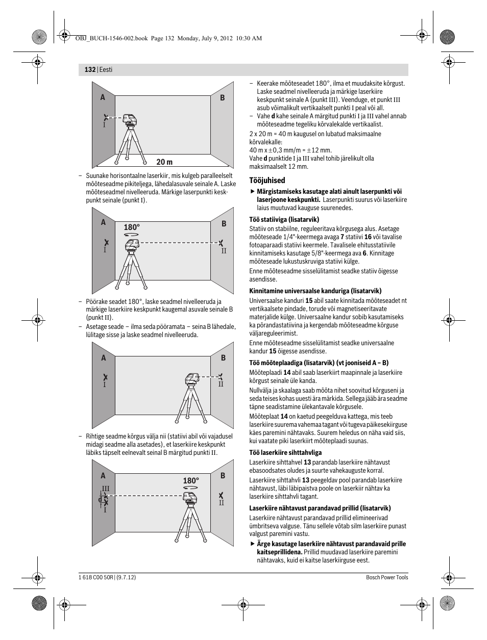 Bosch GCL 25 Professional User Manual | Page 132 / 190