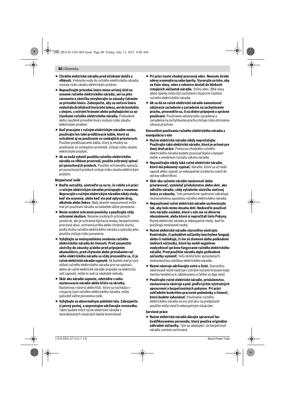 Bosch GBG 6 Professional User Manual | Page 80 / 150