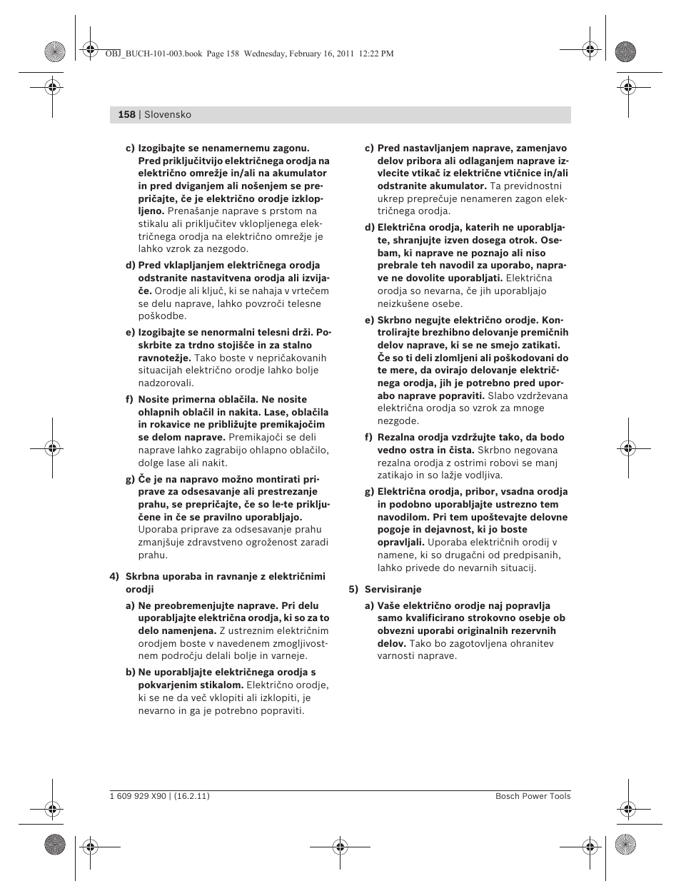 Bosch GNA 3,5 Professional User Manual | Page 158 / 199
