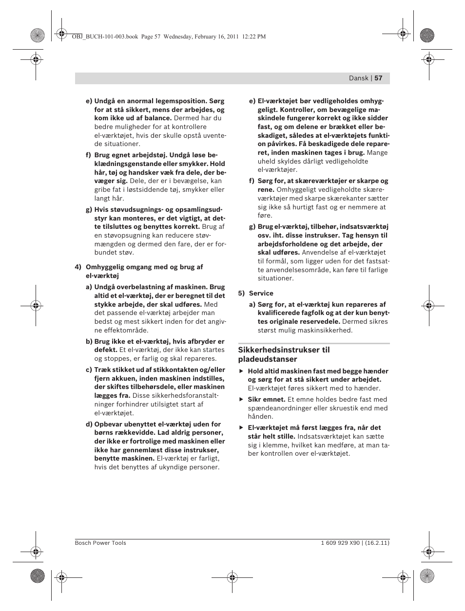 Bosch GNA 3,5 Professional User Manual | Page 57 / 199