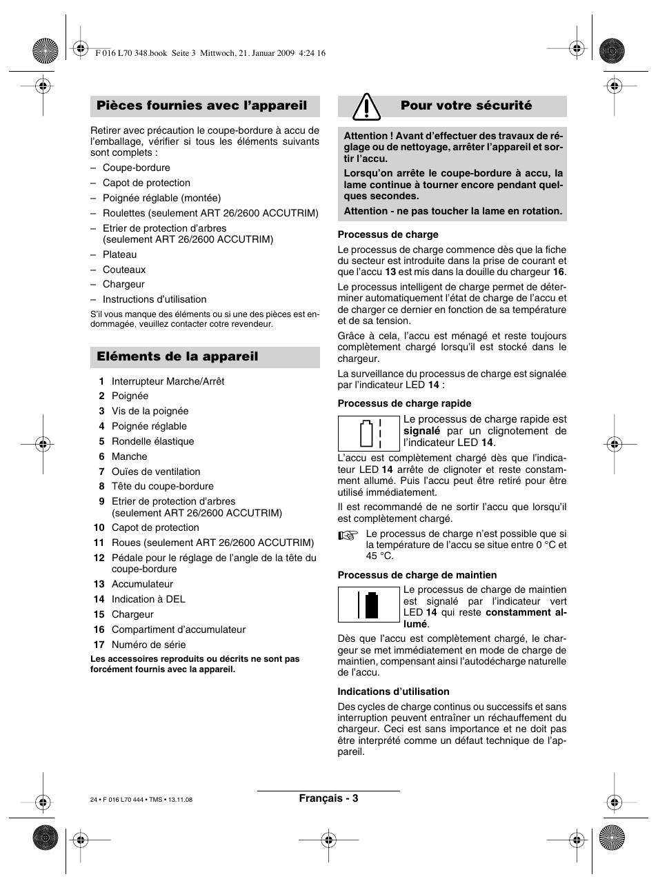 Bosch ART 23 Accutrim User Manual | Page 24 / 201