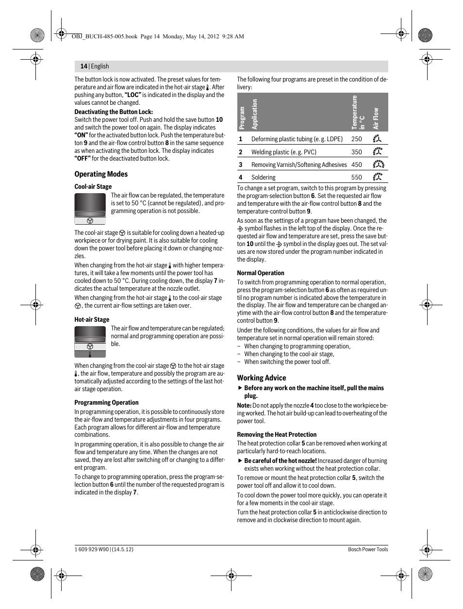 Bosch GHG 660 LCD Professional User Manual | Page 14 / 142