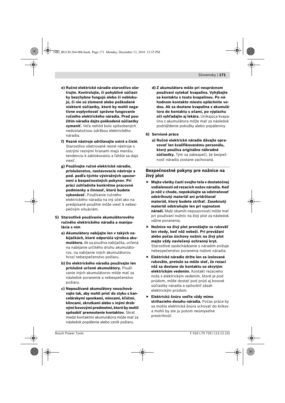 Bosch AHS 52 LI User Manual | Page 171 / 297