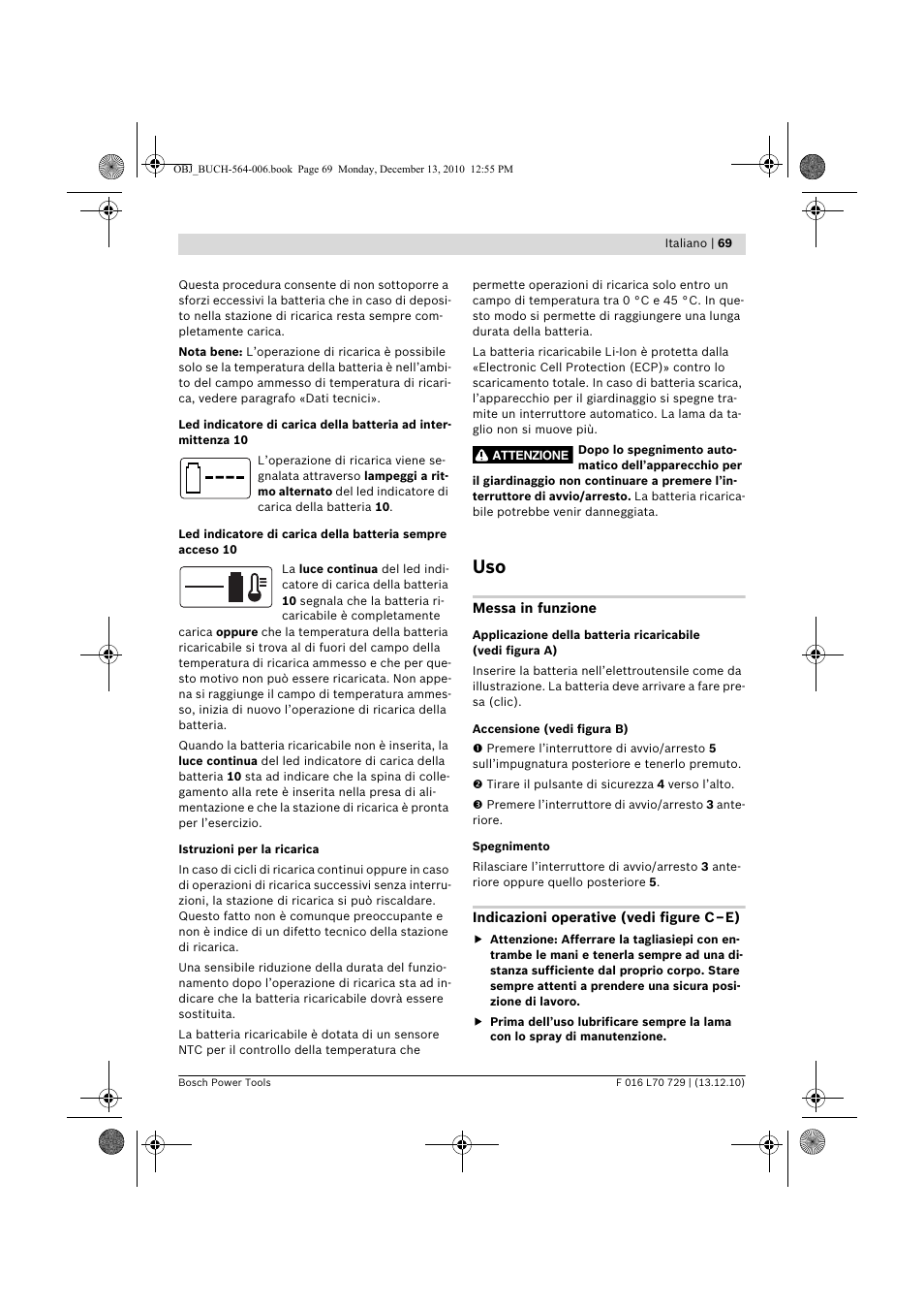 Bosch AHS 52 LI User Manual | Page 69 / 297