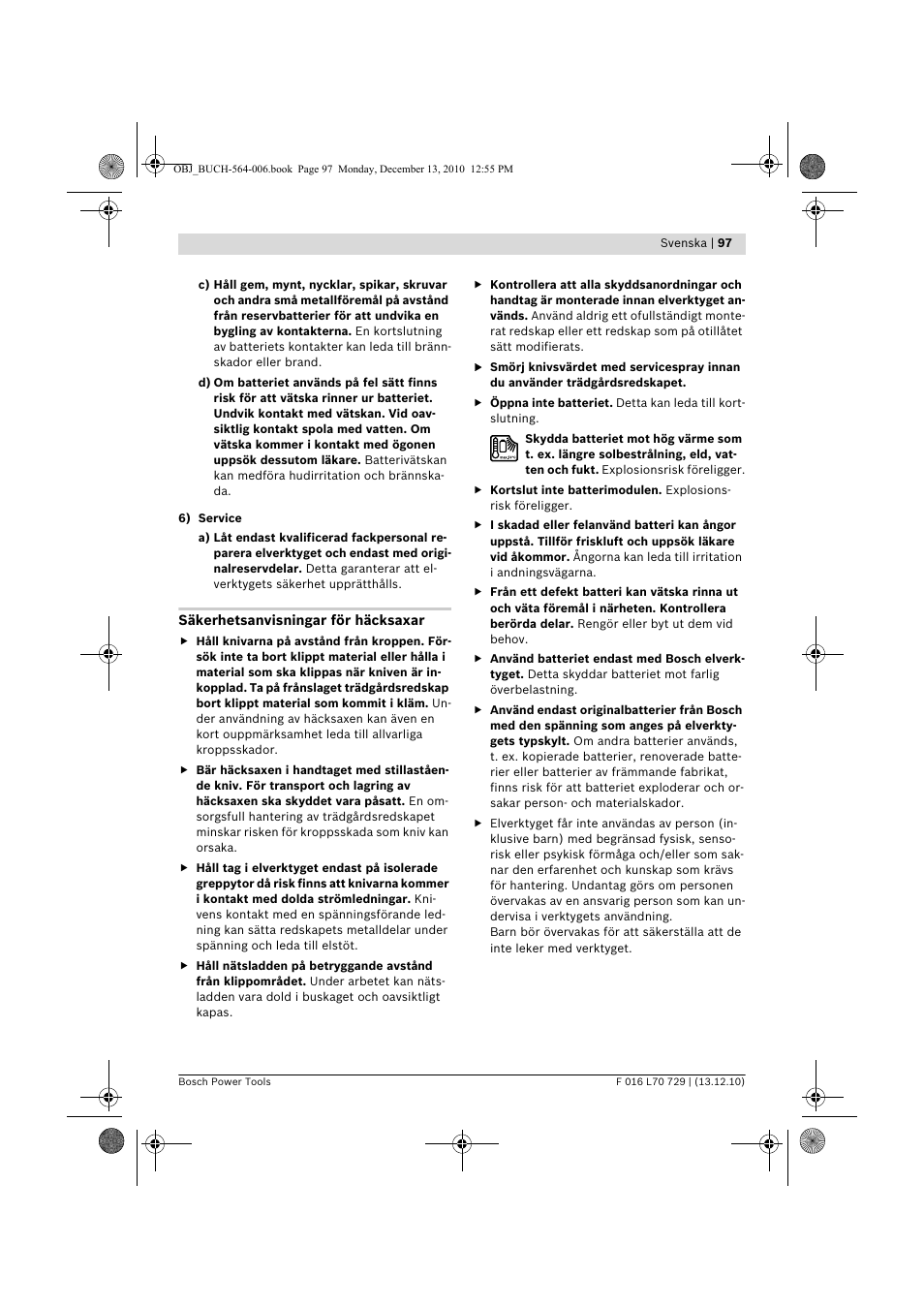 Bosch AHS 52 LI User Manual | Page 97 / 297
