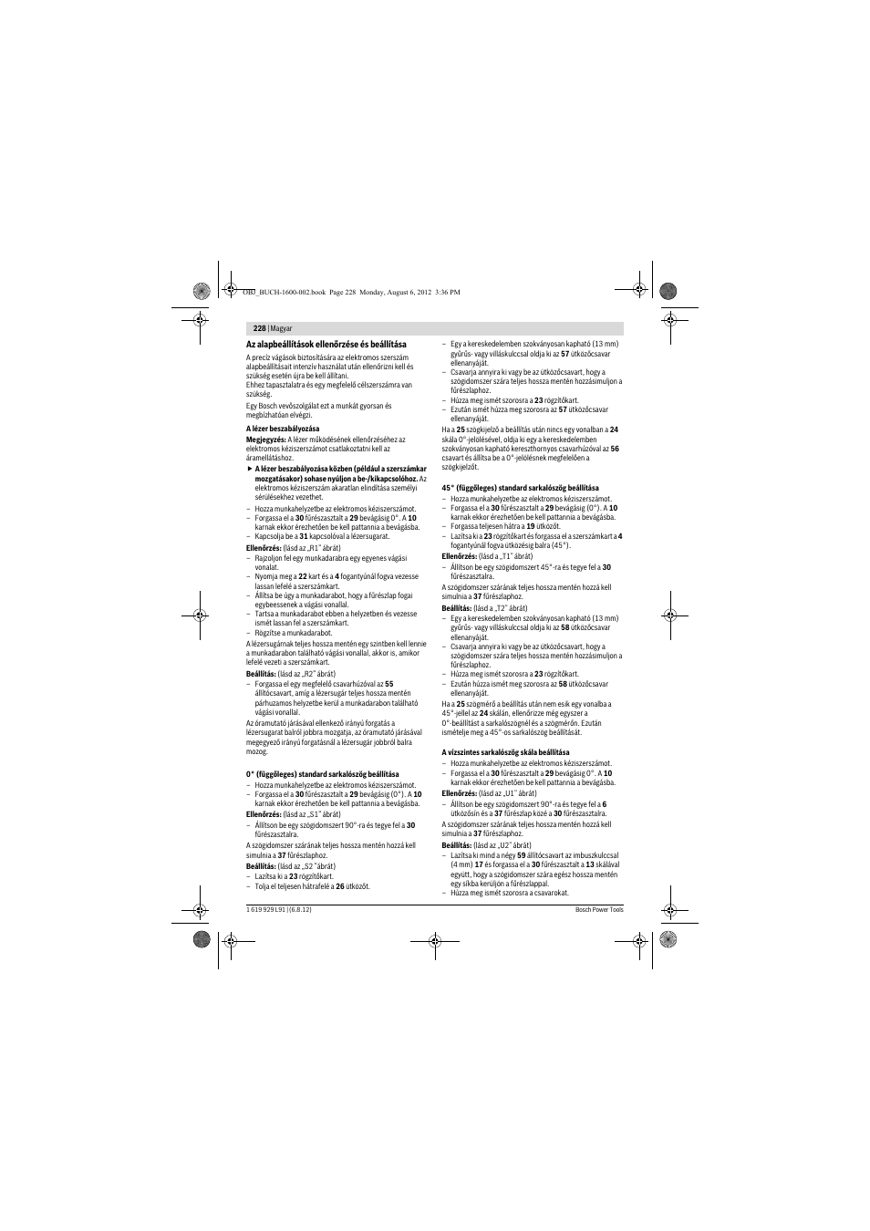 Bosch GCM 12 JL Professional User Manual | Page 228 / 384