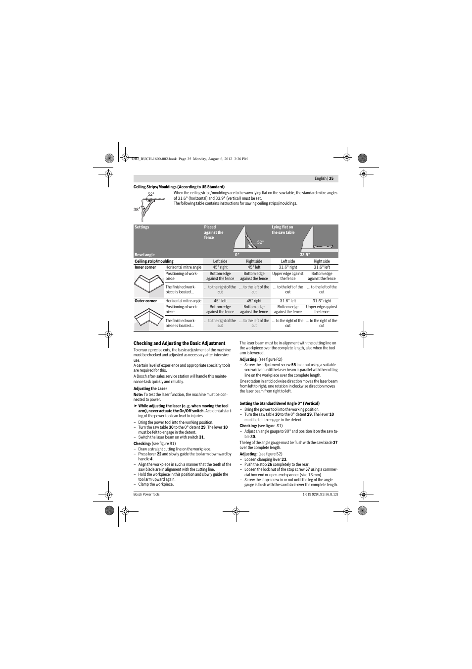 Bosch GCM 12 JL Professional User Manual | Page 35 / 384