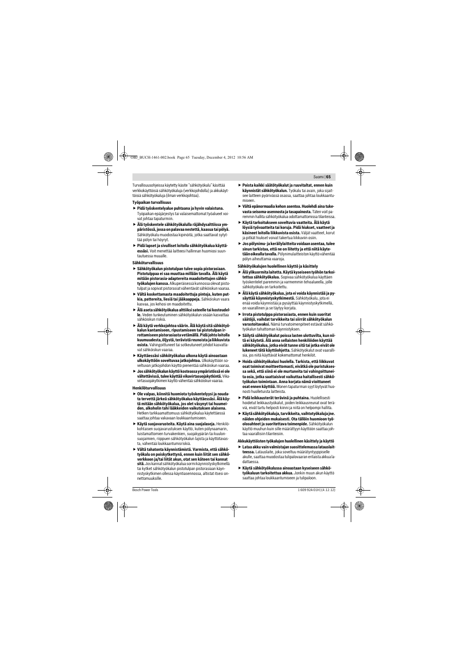 Bosch GGS 18 V-LI Professional User Manual | Page 65 / 189