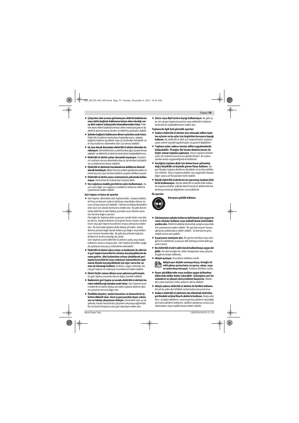 Bosch GGS 18 V-LI Professional User Manual | Page 79 / 189