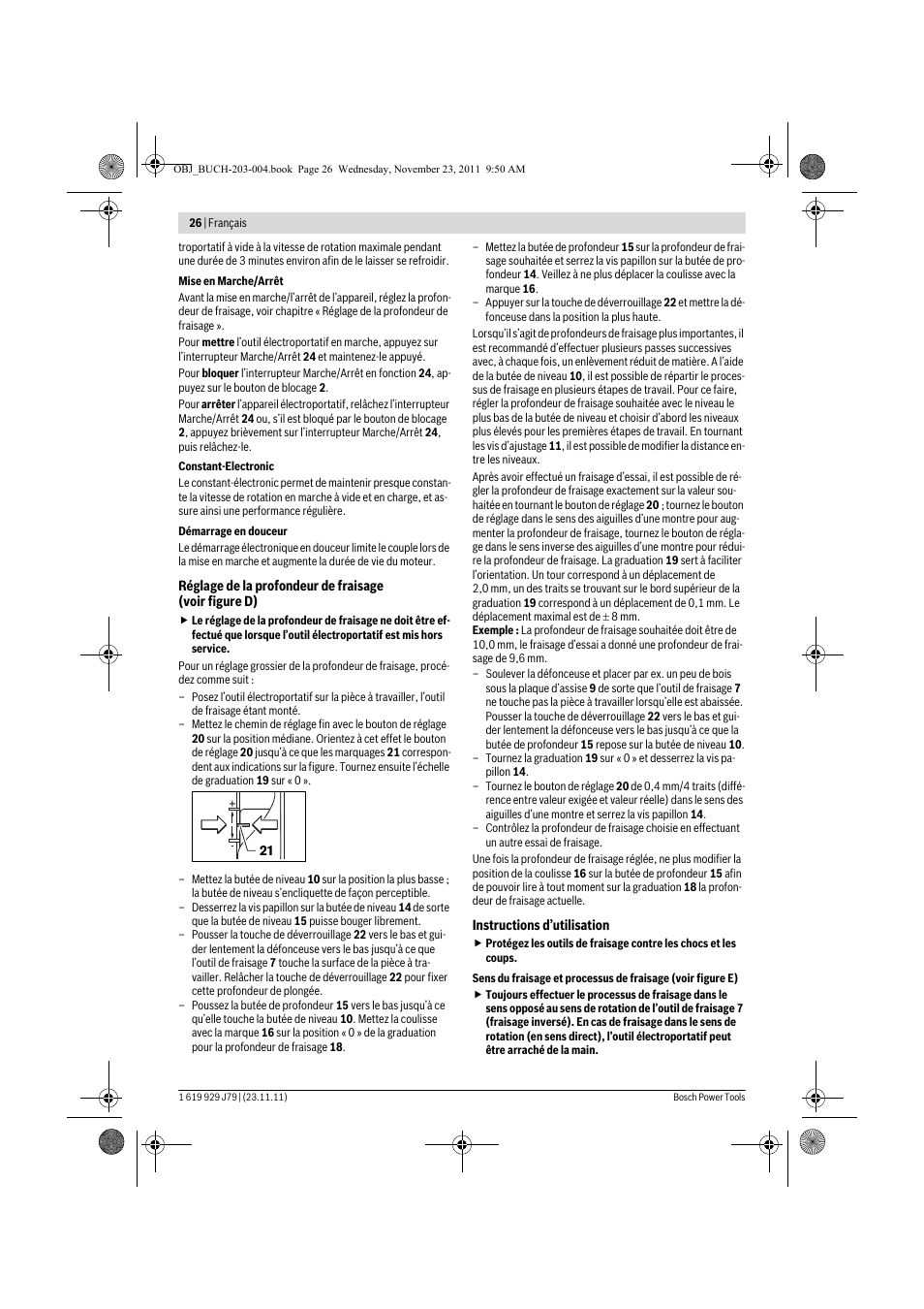 Bosch GOF 900 CE Professional User Manual | Page 26 / 215