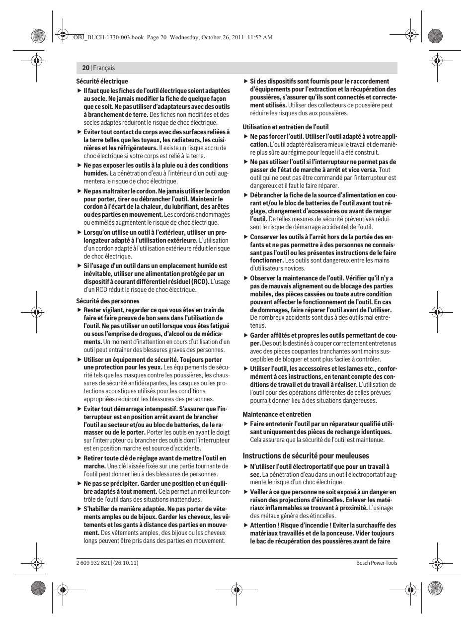 Bosch GEX 125-150 AVE Professional User Manual | Page 20 / 194