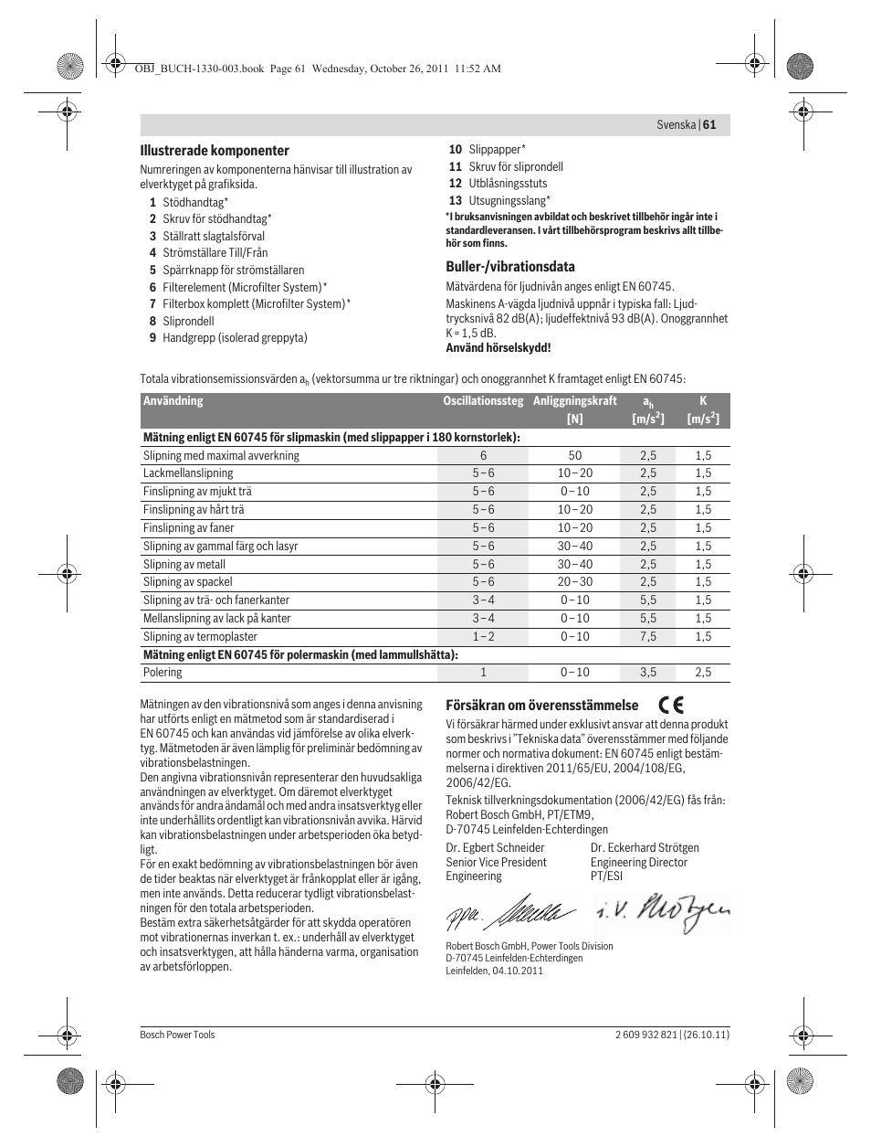Bosch GEX 125-150 AVE Professional User Manual | Page 61 / 194