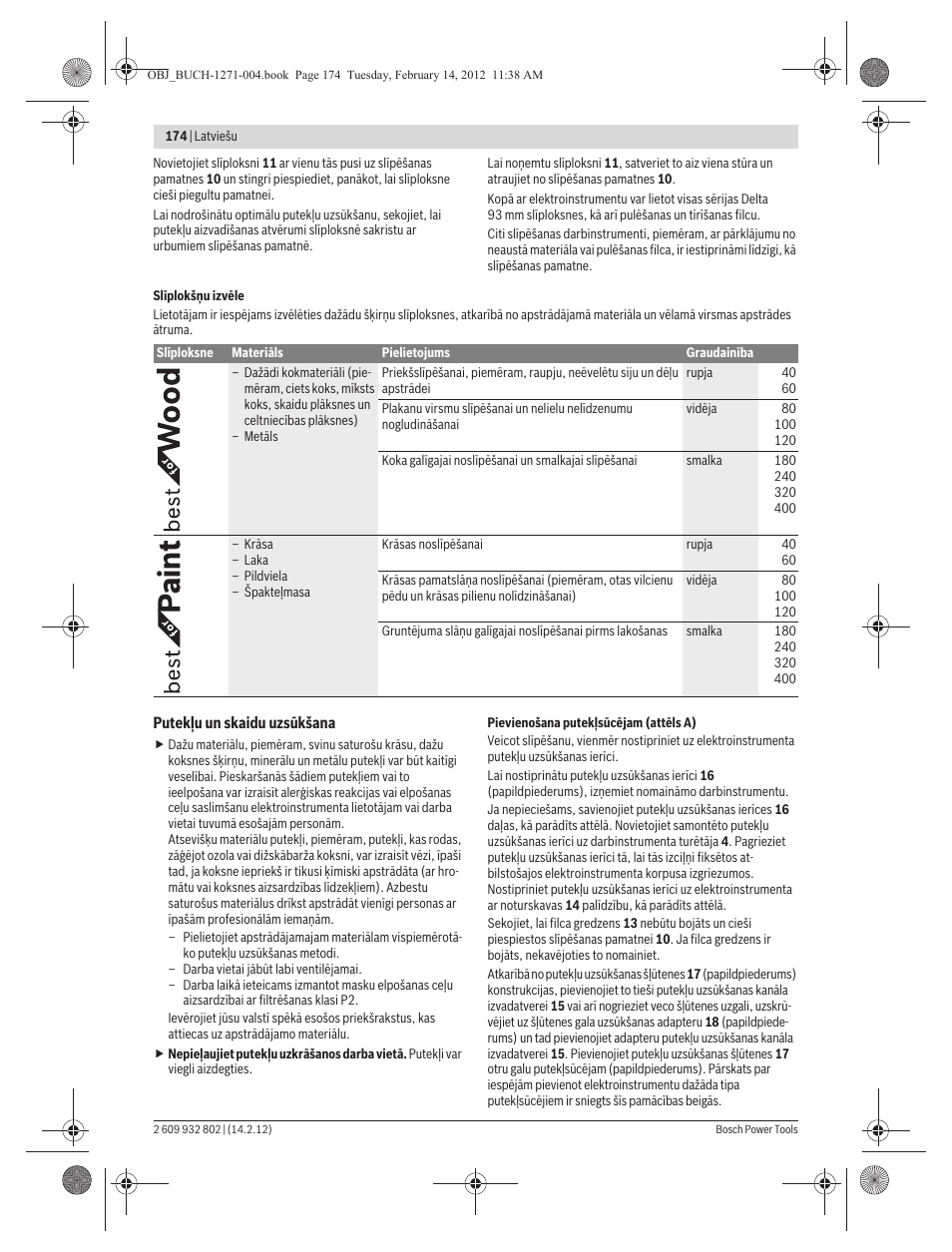 Bosch GOP 250 CE Professional User Manual | Page 174 / 199