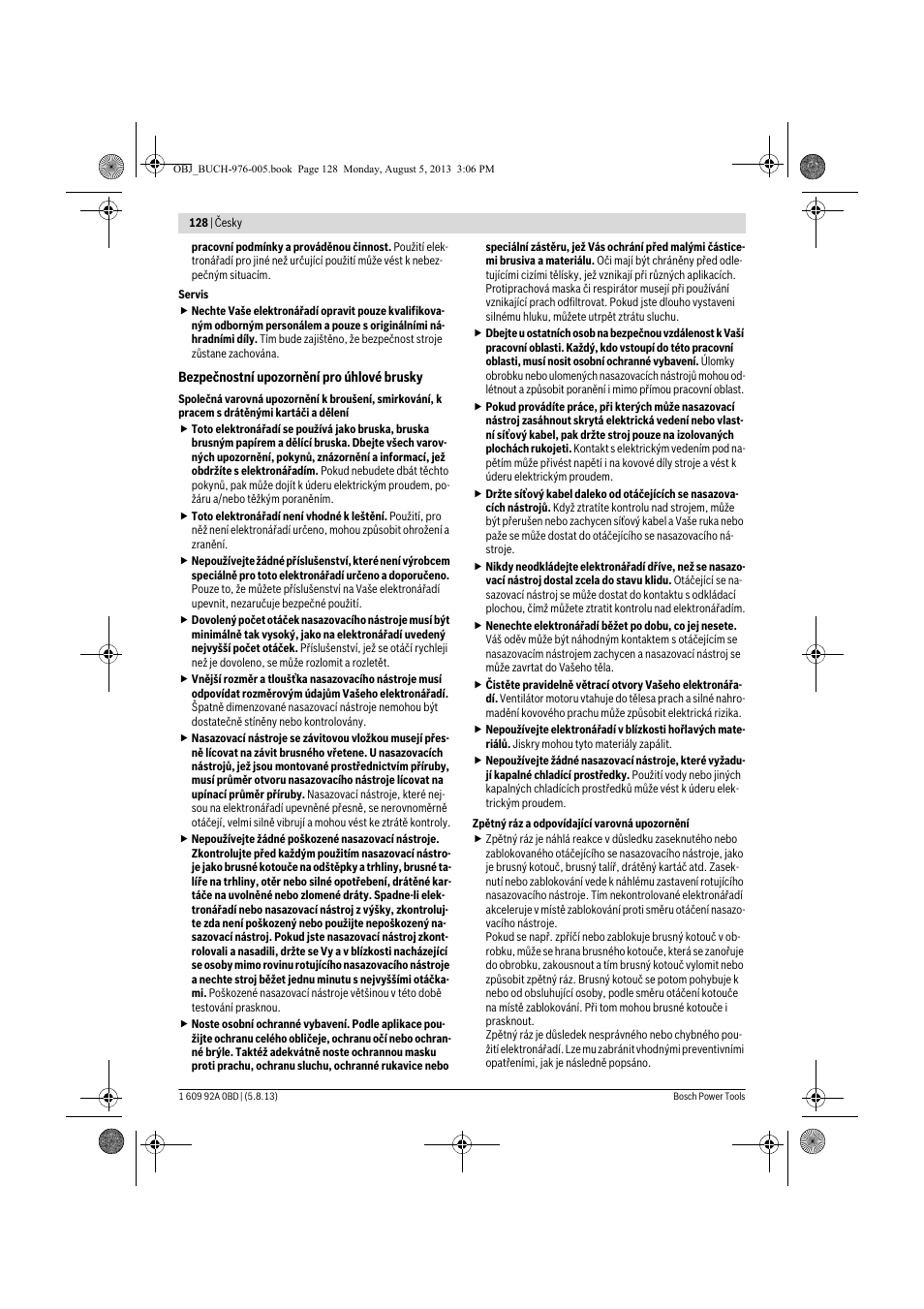 Bosch PWS 20-230 J User Manual | Page 128 / 267