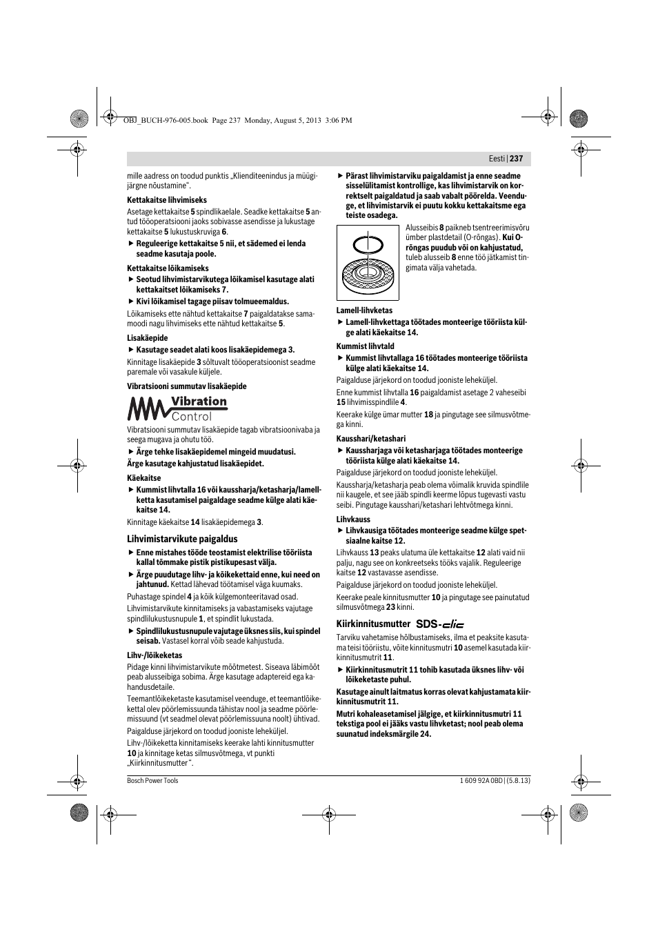 Bosch PWS 20-230 J User Manual | Page 237 / 267