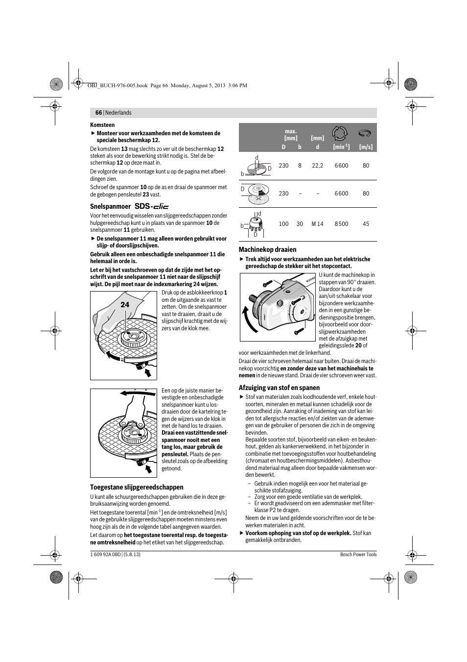 Bosch PWS 20-230 J User Manual | Page 66 / 267