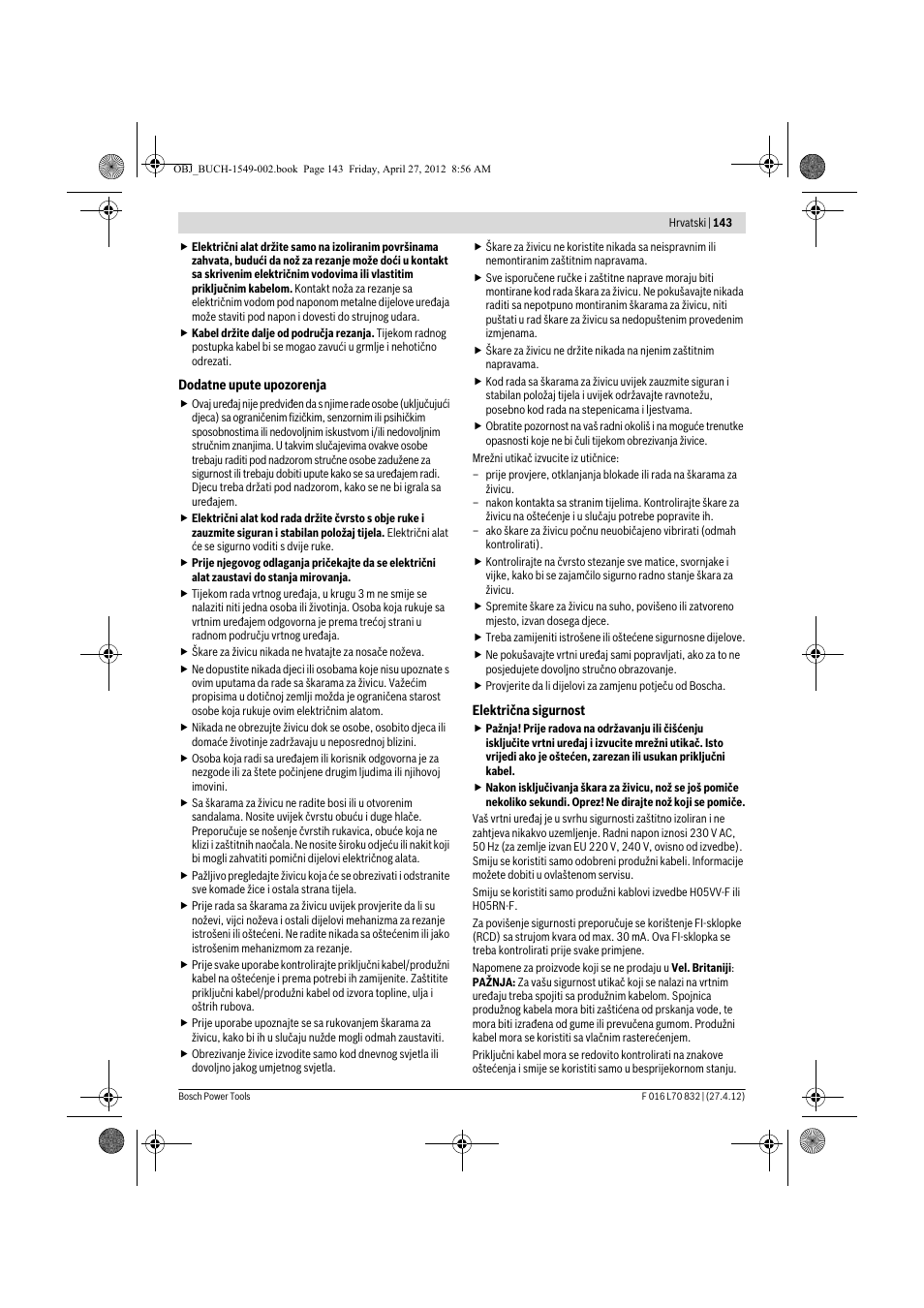 Bosch AHS 45-26 User Manual | Page 143 / 168