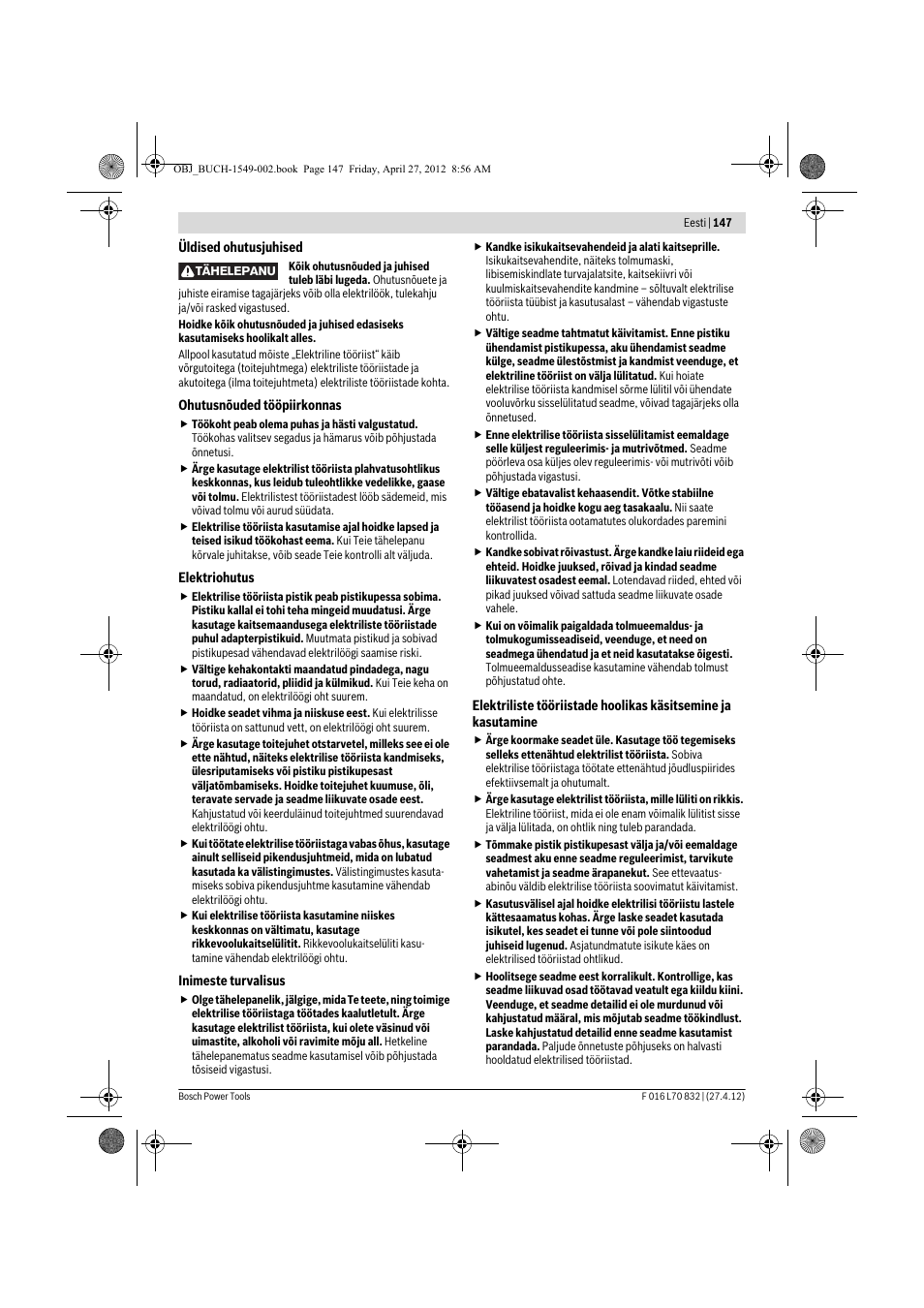 Bosch AHS 45-26 User Manual | Page 147 / 168