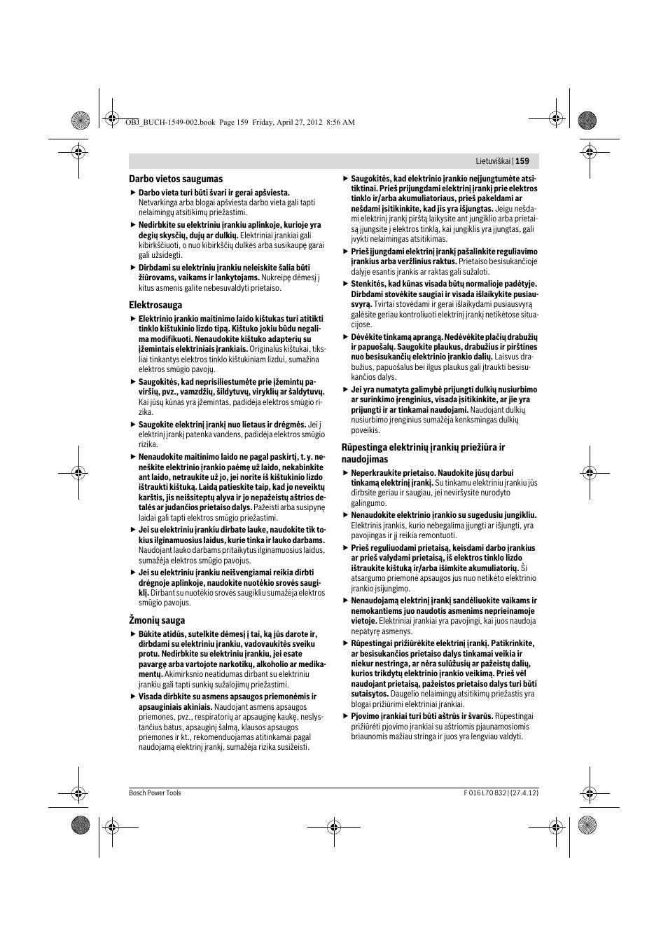 Bosch AHS 45-26 User Manual | Page 159 / 168